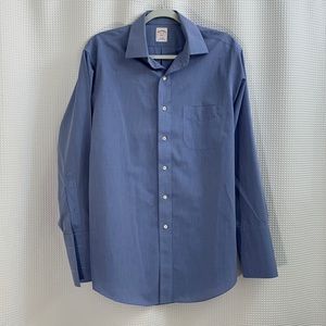 Brooks Brothers All Cotton Non-Iron Mens Dress Shirt w/ French cuffs